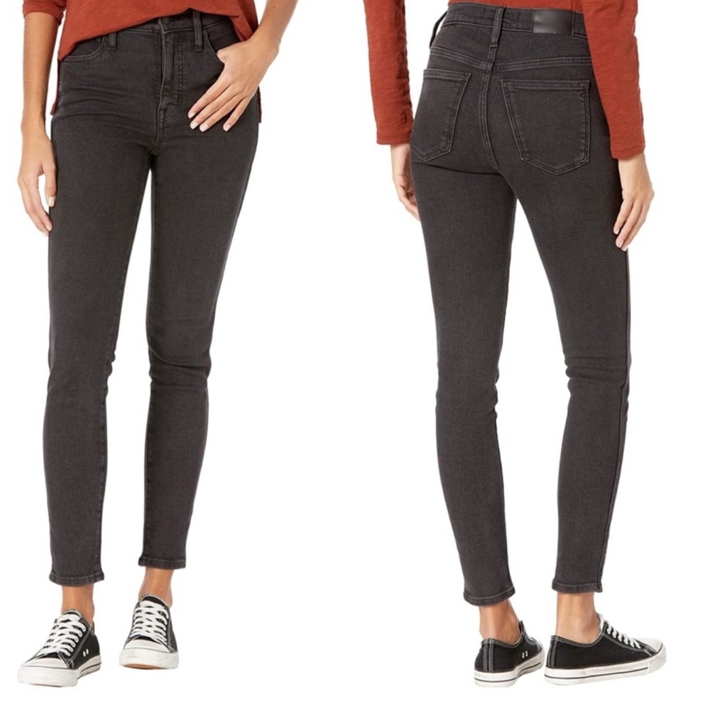 Madewell high rise skinny.